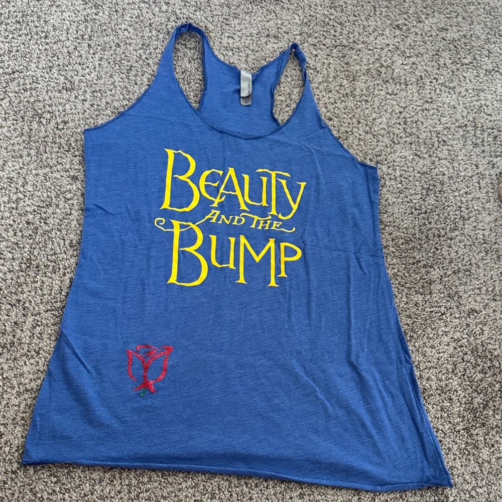 Disney Maternity Beauty and the Bump Tank Top